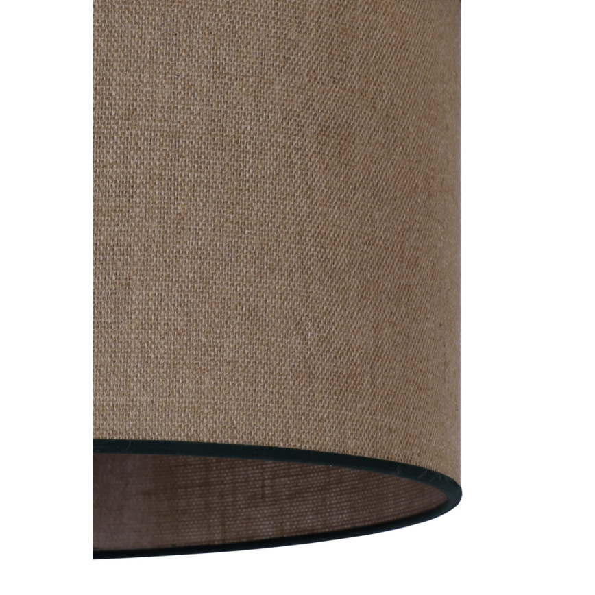 Duolla - Lampadario a sospensione con filo ROLLER 1xE27/15W/230V diametro 40 cm marrone/nero