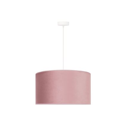 Duolla - Lampadario a sospensione con filo ROLLER 1xE27/15W/230V diametro 40 cm rosa/oro