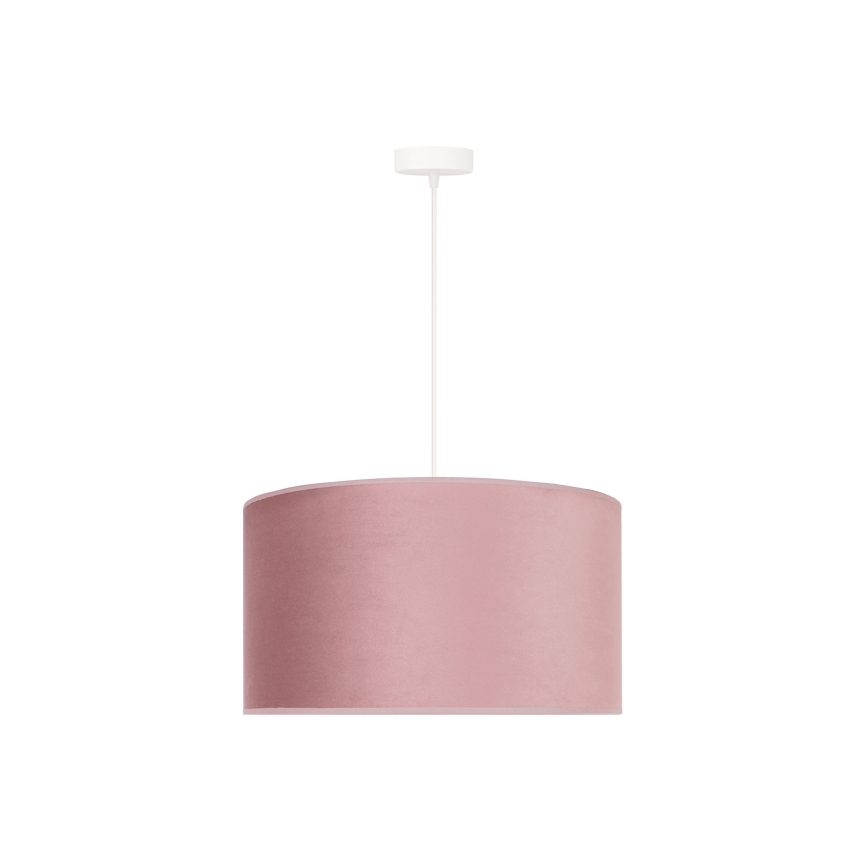 Duolla - Lampadario a sospensione con filo ROLLER 1xE27/15W/230V diametro 40 cm rosa/oro