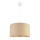 Duolla - Lampadario a sospensione con filo ROLLER 1xE27/40W/230V diametro 40 cm beige