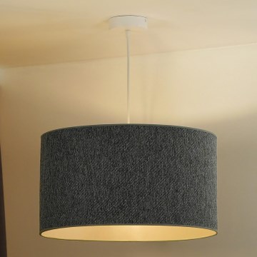 Duolla - Lampadario a sospensione con filo ROLLER ECO RECYCLING 1xE27/15W/230V diametro 45 cm verde