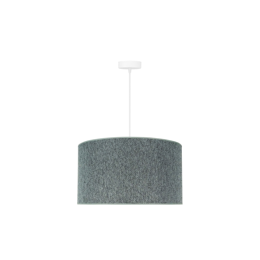 Duolla - Lampadario a sospensione con filo ROLLER ECO RECYCLING 1xE27/15W/230V diametro 45 cm verde