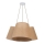 Duolla - Lampadario a sospensione con filo ROSSA 3xE27/15W/230V diametro 75 cm marrone