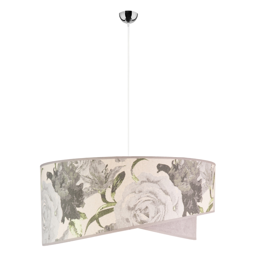 Duolla - Lampadario a sospensione con filo ROYAL 1xE27/40W/230V diametro 50 cm grigio