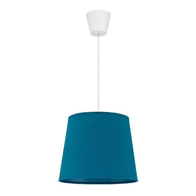 Duolla - Lampadario a sospensione con filo SOLO 1xE27/40W/230V diametro 24 cm blu