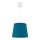 Duolla - Lampadario a sospensione con filo SOLO 1xE27/40W/230V diametro 24 cm blu