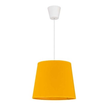Duolla - Lampadario a sospensione con filo SOLO 1xE27/40W/230V diametro 24 cm giallo