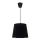 Duolla - Lampadario a sospensione con filo SOLO 1xE27/40W/230V diametro 24 cm nero