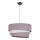 Duolla - Lampadario a sospensione con filo TRIO 1xE27/40W/230V diametro 45 cm grigio/bianco