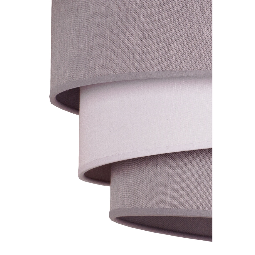 Duolla - Lampadario a sospensione con filo TRIO 1xE27/40W/230V diametro 45 cm grigio/bianco