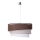Duolla - Lampadario a sospensione con filo TRIO 1xE27/40W/230V diametro 45 cm marrone/beige/bianco