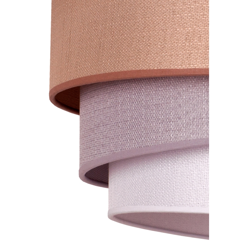 Duolla - Lampadario a sospensione con filo TRIO 1xE27/40W/230V diametro 45 cm marrone/grigio/argento