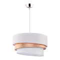 Duolla - Lampadario a sospensione con filo TRIO 1xE27/40W/230V diametro 45 cm oro/bianco