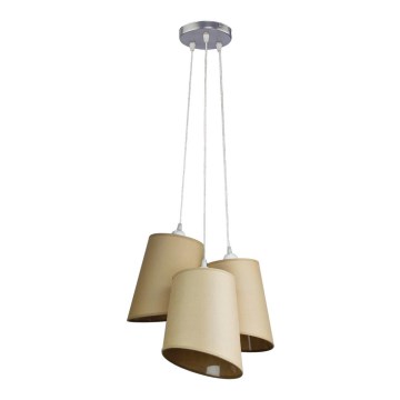 Duolla - Lampadario a sospensione con filo VERONA 3xE27/40W/230V diametro 40 cm