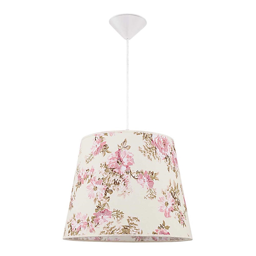 Duolla - Lampadario a sospensione con filo VIOLIN 1xE27/40W/230V diametro 38 cm rosa