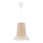 Duolla - Lampadario a sospensione per bambini BALLET 1xE27/40W/230V diametro 21 cm beige