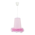 Duolla - Lampadario a sospensione per bambini BALLET 1xE27/40W/230V diametro 21 cm rosa