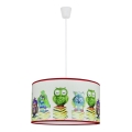 Duolla - Lampadario a sospensione per bambini OWL 1xE27/15W/230V diametro 35 cm