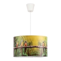 Duolla - Lampadario a sospensione per bambini PARROTS 1xE27/40W/230V diametro 35 cm