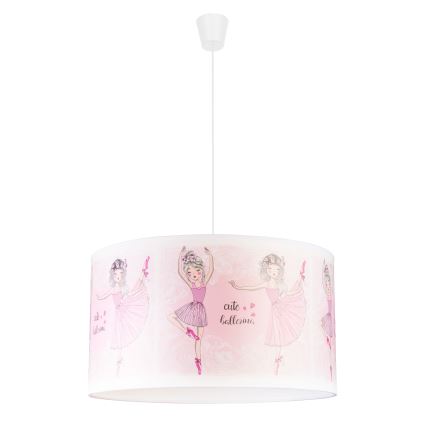 Duolla - Lampadario a sospensione per bambini PRINT M 1xE27/40W/230V diametro 35 cm ballerine