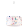 Duolla - Lampadario a sospensione per bambini PRINT M 1xE27/40W/230V diametro 35 cm principesse