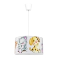 Duolla - Lampadario a sospensione per bambini SWEET BEARS 1xE27/40W/230V diametro 35 cm