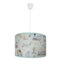 Duolla - Lampadario a sospensione per bambini TRAIN 1xE27/15W/230V diametro 35 cm
