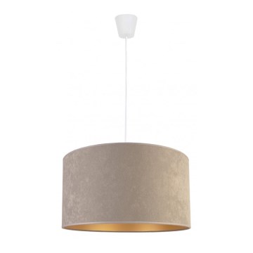 Duolla - Lampadario a sospensione ROLLER 1xE27/40W/230V diam. 40 cm grigio