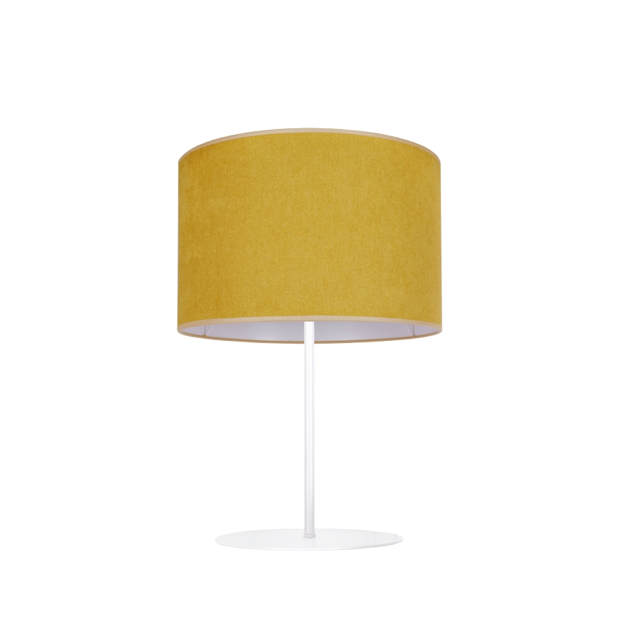 Duolla - Lampe de table BRISTOL 1xE14/15W/230V d. 17,5 cm jaune/blanc