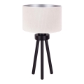 Duolla - Lampe de table LYON 1xE27/15W/230V d. 30 cm crème