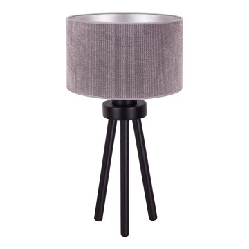 Duolla - Lampe de table LYON 1xE27/15W/230V d. 30 cm gris