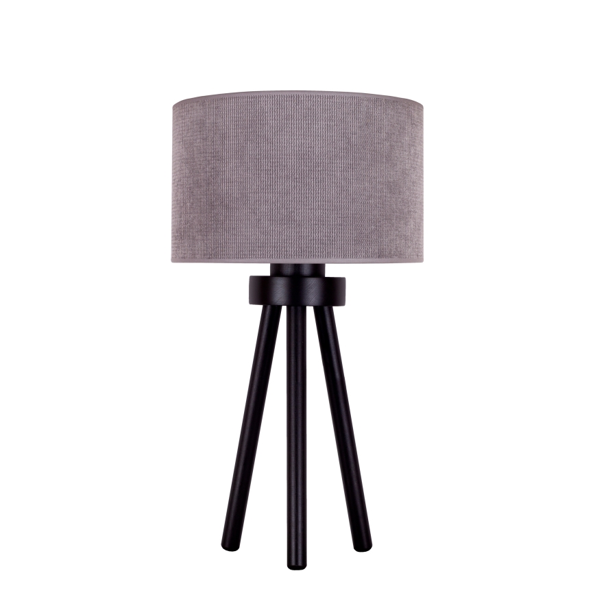 Duolla - Lampe de table LYON 1xE27/15W/230V d. 30 cm gris