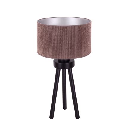 Duolla - Lampe de table LYON 1xE27/15W/230V d. 30 cm marron