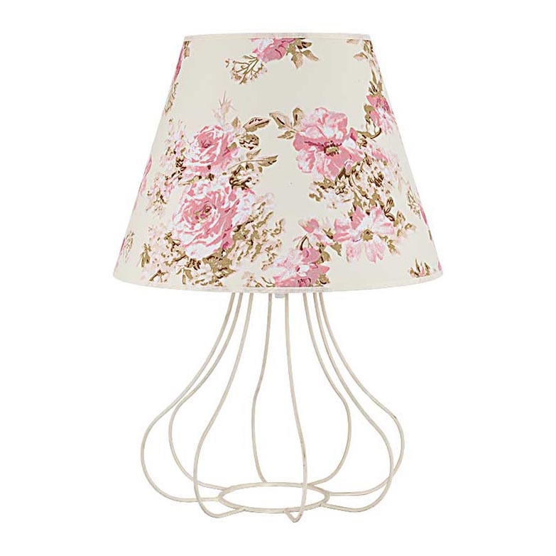 Duolla - Lampe de table VIOLIN 1xE27/40W/230V d. 35 cm rose