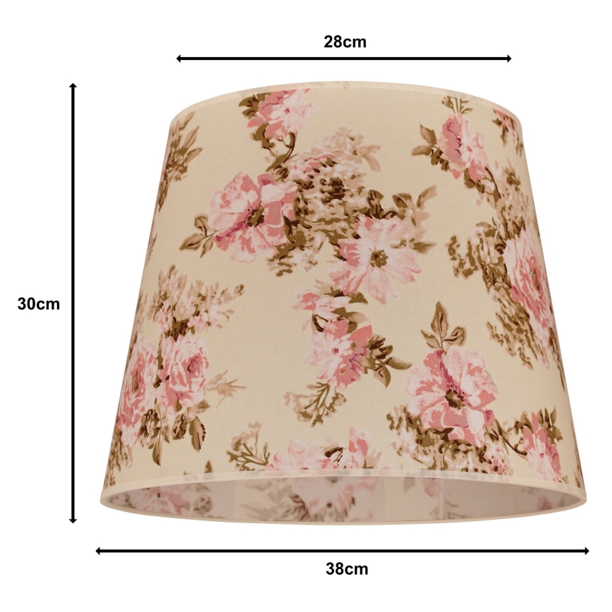 Duolla - Lampenschirm für Hängeleuchte CLASSIC L E27 d 38 cm rosa