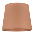 Duolla - Lampenschirm für Tischlampe CLASSIC M E27 Ø 24 cm braun