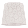 Duolla - Lampenschirm für Tischlampe CLASSIC M E27 Ø 24 cm weiß