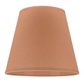 Duolla - Lampenschirm für Tischlampe SOFIA XS E14 Ø 18,5 cm braun