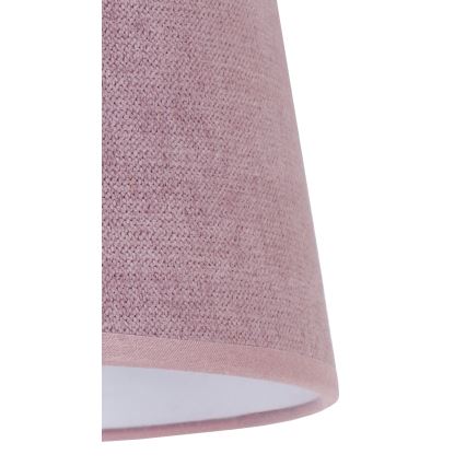 Duolla - Lampenschirm für Tischleuchte CLASSIC M E27 d 24 cm rosa