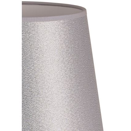 Duolla - Lampenschirm für Tischleuchte CLASSIC M E27 d 24 cm silbern