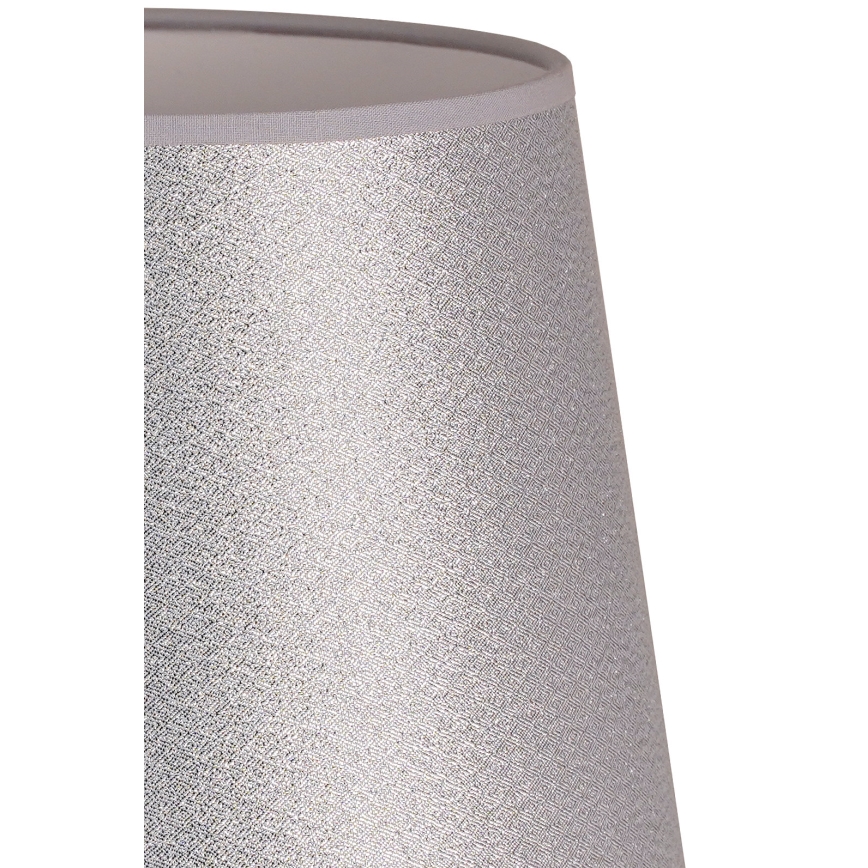 Duolla - Lampenschirm für Tischleuchte CLASSIC M E27 d 24 cm silbern