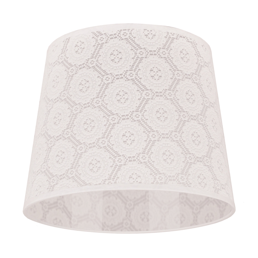 Duolla - Lampenschirm für Tischleuchte CLASSIC M E27 d 24 cm weiß