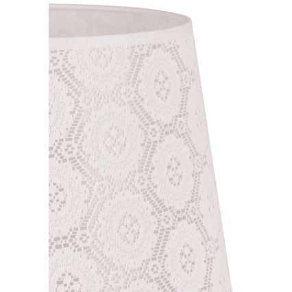 Duolla - Lampenschirm für Tischleuchte CLASSIC M E27 d 24 cm weiß