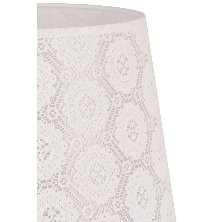 Duolla - Lampenschirm für Tischleuchte CLASSIC M E27 d 24 cm weiß