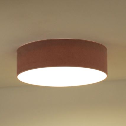 Duolla - LED-Deckenleuchte CORTINA LED/26W/230V d 30 cm 4000K rosa