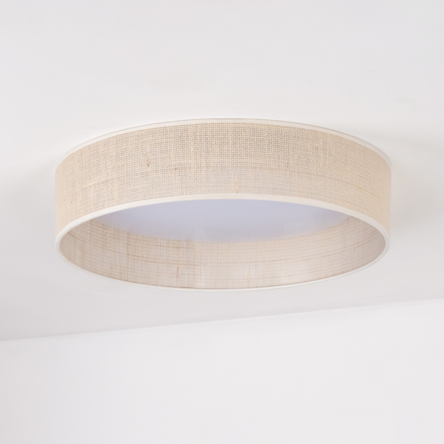 Duolla - LED-Deckenleuchte ROLLER LED/24W/230V d 45 cm beige