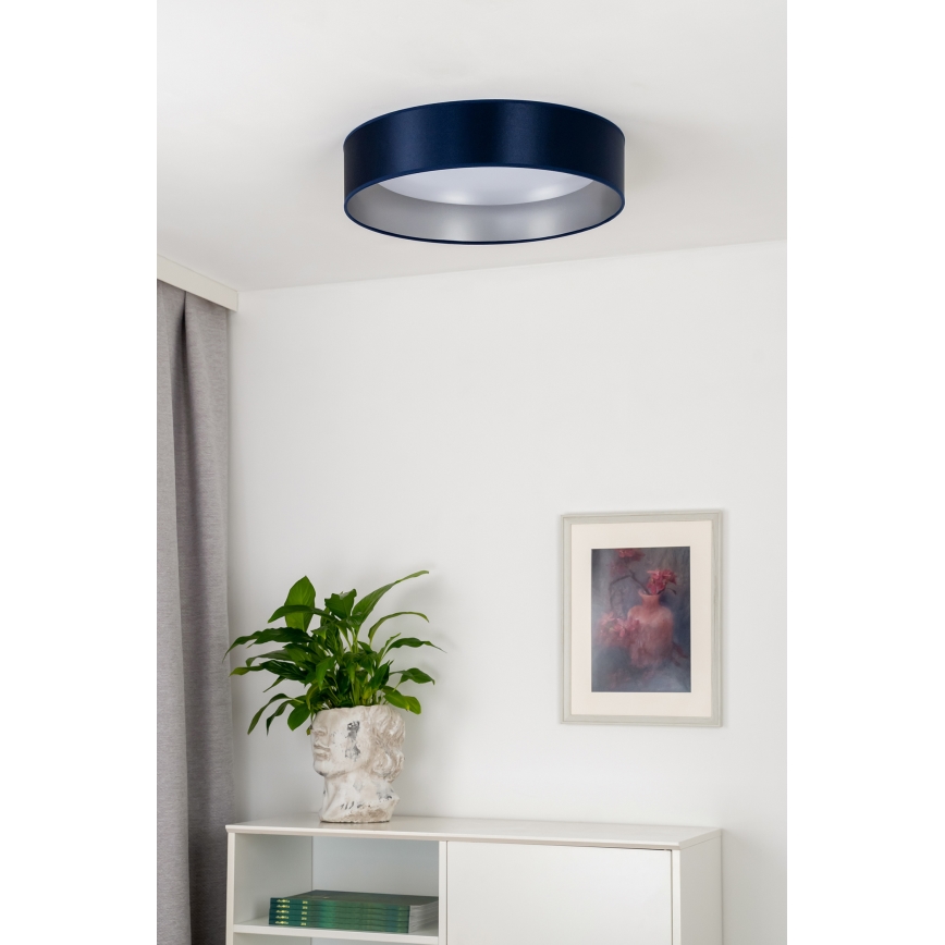 Duolla - LED-Deckenleuchte ROLLER LED/24W/230V d 45 cm blau/silbern