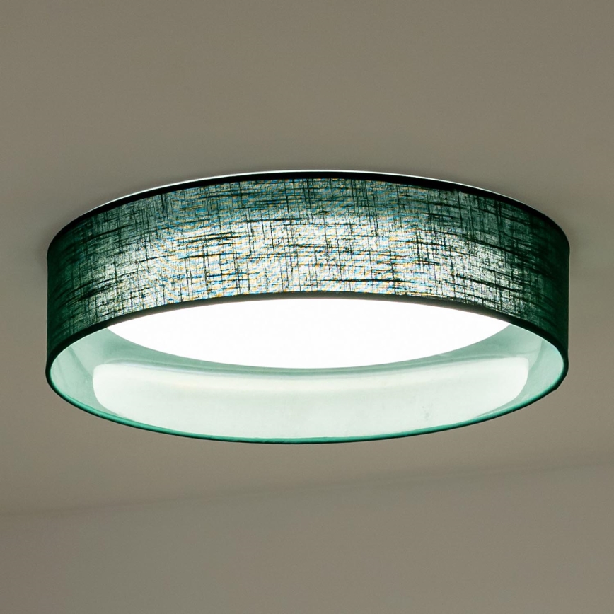 Duolla - LED-Deckenleuchte ROLLER LED/24W/230V d 45 cm grün