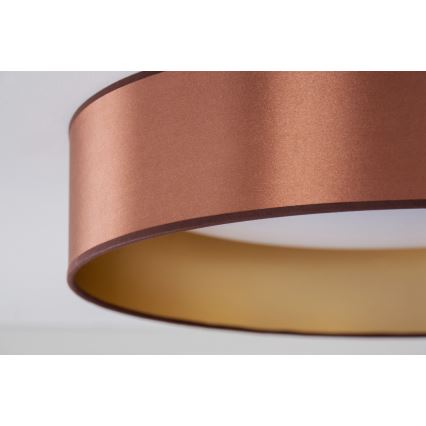 Duolla - LED-Deckenleuchte ROLLER LED/24W/230V d 45 cm kupfern/golden