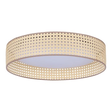 Duolla - LED-Deckenleuchte ROLLER LED/24W/230V d 45 cm Rattan